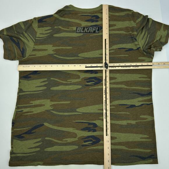 Black Rifle Coffee Company T Shirt BLKRFL Camo Camouflage Green Tee XL X-Large - Picture 7 of 7